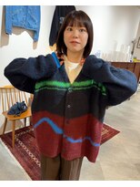 リファニー(lifunny)&nbsp;前下がりボブ×ラベンダーブラウン