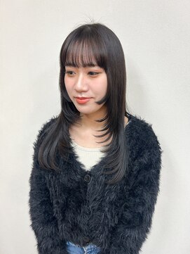 トップヘアー 中庄店(TOP HAIR fuapua) 《TOPHAIR 中庄店/きゃん》姫カット×顔周りハイレイヤー