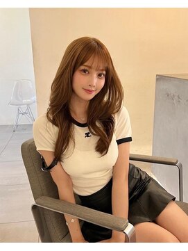 ラル 立川(lar) くびれレイヤミディアム_メルティカラーフェミニンロング