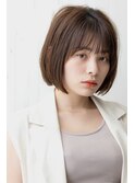 かわいいシンプル×ぱつっと大人ボブ　【鎌倉　長谷】