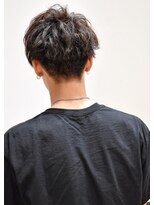 リップスヘアー 銀座(LIPPS hair) 【ラフ無造作】前下がり刈り上げツーブロックマッシュパーマヘア