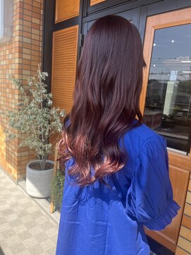 コポル(Copol) 季節の似合わせ春夏カラー×レッドパープル