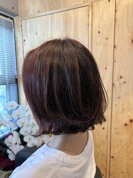 アリウム(ARIUM) 簡単可愛いパーマボブ