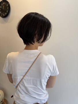 エヌヨンブンノイチ 茅ヶ崎(n1/4) 20代30代前髪なしショートハンサムショート丸みショート