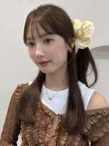 ノイ 銀座(noi)&nbsp;顔周りレイヤーカットレイヤーベージュカラー