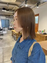 キャロルガーデンズ ボコカ 表参道(Carroll Gardens bococa)&nbsp;【kacho】ブリーチ無しダブルカラー　beige