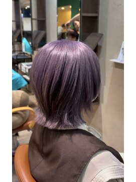 ネオンズ 南郷18丁目店(NEON´S) 【札幌白石 ハイトーンカラー(ラベンダーグレー)松本 凌弥】