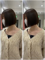 ローリン(Rolling)&nbsp;【RURI】10代20代/切りっぱなしボブ/グレージュ/福岡天神