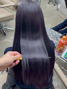 ラベンダーカラー/髪質改善/ブリーチ/ハイトーン