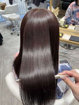 アヴァンス 広島本通店(AVANCE.) 着物ヘア/大人ガーリー/ダークアッシュ/似合わせカット