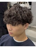 渋谷波巻きスパイラルパーマ無造作パーマシャドウパーマ