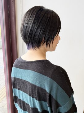 ルッツ(Lutz. hair design) 4/19 ショートボブ　インナーカラー 【千代田彩夏】