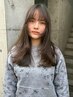 学割U24【平日学生限定】カット＋透明感カラー/1回のみ利用可　￥15000→
