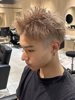 レボ 片町店(Revo) 刈り上げスパイキーショート×ミルクティーベージュ!