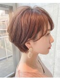 大人ナチュラルひし形ボブ エイジングスパで頭皮と美髪ケア