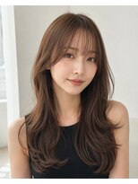 ラファンジュ ヘアー クレオ(Rohange hair Creo)&nbsp;ブラウンベージュ/ゆるふわウェーブ/くびれカール/レイヤー