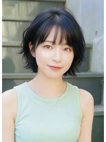 リークフー(Ree cu fuu)&nbsp;レイヤーカット透明感カラーくびれヘアシースルーバング