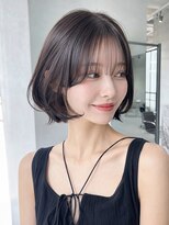 ジーナ 福岡千早(Zina) 髪質改善*ナチュラルショート顔まわり前髪*韓国【Zina千早】