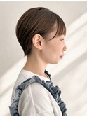丸みシルエットの大人美人ショート