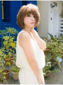 伸ばしかけの人ok！ふんわりボブ☆
