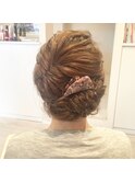 結婚式&二次会 ヘアアレンジ