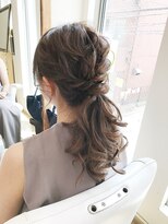 ロカット サロン(Roquat Salon)&nbsp;二次会ローポニーアレンジ【ブライダル　立川/立川南/八王子】