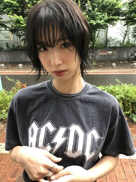 ファースト 仙台店(first) ウルフボブ×オリーブアッシュ