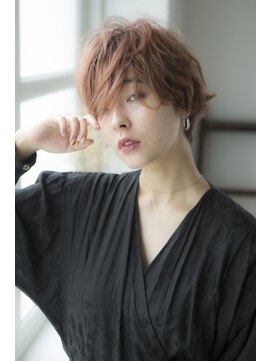 ミエル ヘア 新宿(miel hair) クリームベージュショート