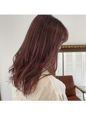 【ayari】ワンブリーチでモーブピンク