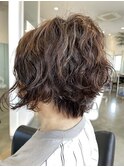 簡単なスタイリングパーマです