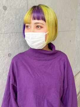 ニュウニュウ(NIU NIU) イエロー、パープルのツートーンカラー♪