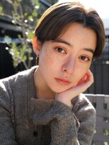 セシルへアー 福岡天神店(Cecil hair)&nbsp;小顔ショート_丸みショート_こなれヘア