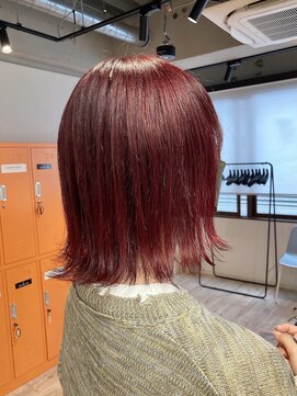 コワファーストナガサキシャンプーボーイ(COIFF1RST NAGASAKI SHAMPOO BOY) ワンブリーチレッド