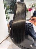 髪質改善ストレート☆美髪黒髪ロング☆心斎橋