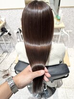 ゼストソエル(ZEST soell)&nbsp;髪質改善オリーブグレージュカラー×髪質改善トリートメント