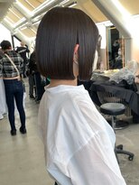 ロンド 表参道店(Lond)&nbsp;Lond表参道【伊杏】エヌドットカラー 透明感ネイビー 小顔ボブ