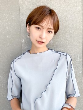 ロンド レグリーズ 立川(Lond leglise) ショート×顔周り×前髪×シルキーベージュ×グレージュカラー