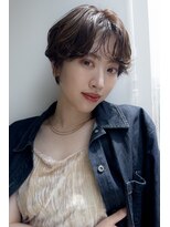 ムオン 大橋(muon)&nbsp;大人可愛いハンサムショート×ニュアンスパーマ