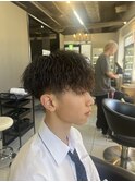ツイストスパイラルパーマ　ツイストパーマ　メンズパーマ