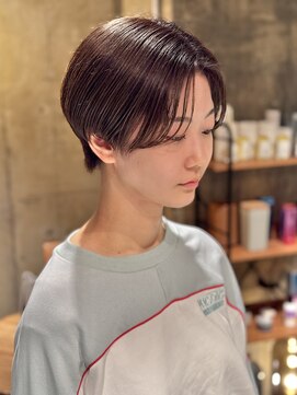 リブロ(liblo) ハンサムショート × ベージュ【liblo】