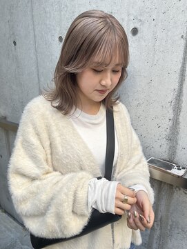 ロチカバイドールヘアー 心斎橋(Rotika by Doll hair) gray beige