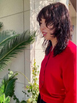 ドレス(DRESS) 顔周りレイヤー×パーマスタイル