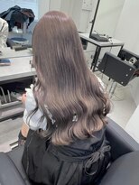 ペレ 栄店(PELE) デザインカラー/レイヤーカット/ウェットヘア/オリーブベージュ