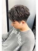 メンズカット　メッシュカラー【韓国ヘア 大阪 梅田】