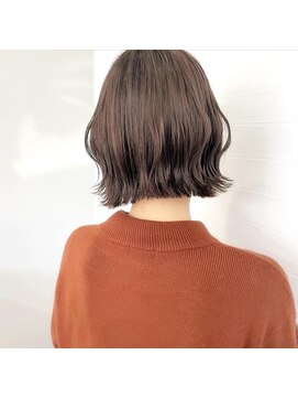 オレンジ(orange) 【大嶋】ウェーブ×切りっぱなしボブ