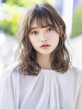 アルトリスト(Altruist Aging×HAIR&SPA) ★ダークアッシュ大人ガーリーボブ着物ミディアムレイヤーカット