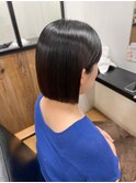 20代30代40代/ワンレンボブ/髪質改善カラーコース