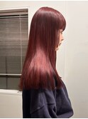 チェリーレッドぷつっとロング