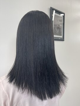 モアナ バイ ヘッドライト 川口店(Moana by HEADLIGHT) Moana【川口】#縮毛矯正#ブルーブラック#髪質改善#ストレート