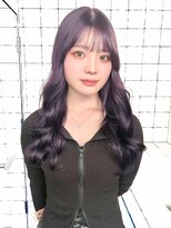 フウ(fuh)&nbsp;パープルグレー/ラベンダー／ラベンダーグレー/艶髪／ハイトーン